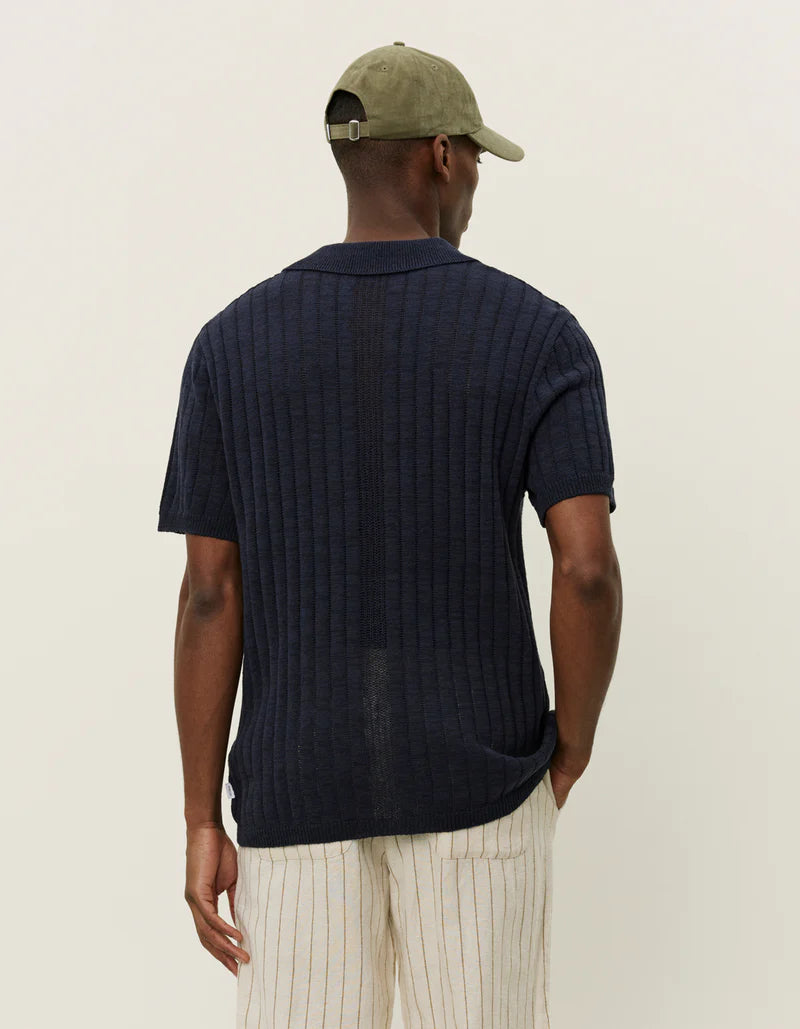 FLOYD LINEN KNITTED SS SHIRT