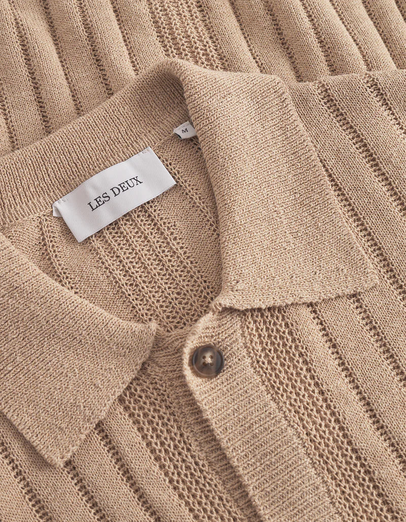 FLOYD LINEN KNITTED SS SHIRT