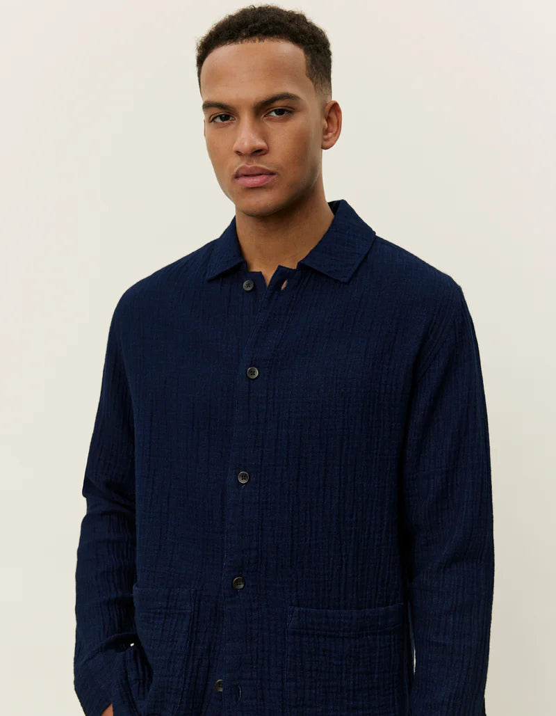 MILAN INDIGO OVERSHIRT