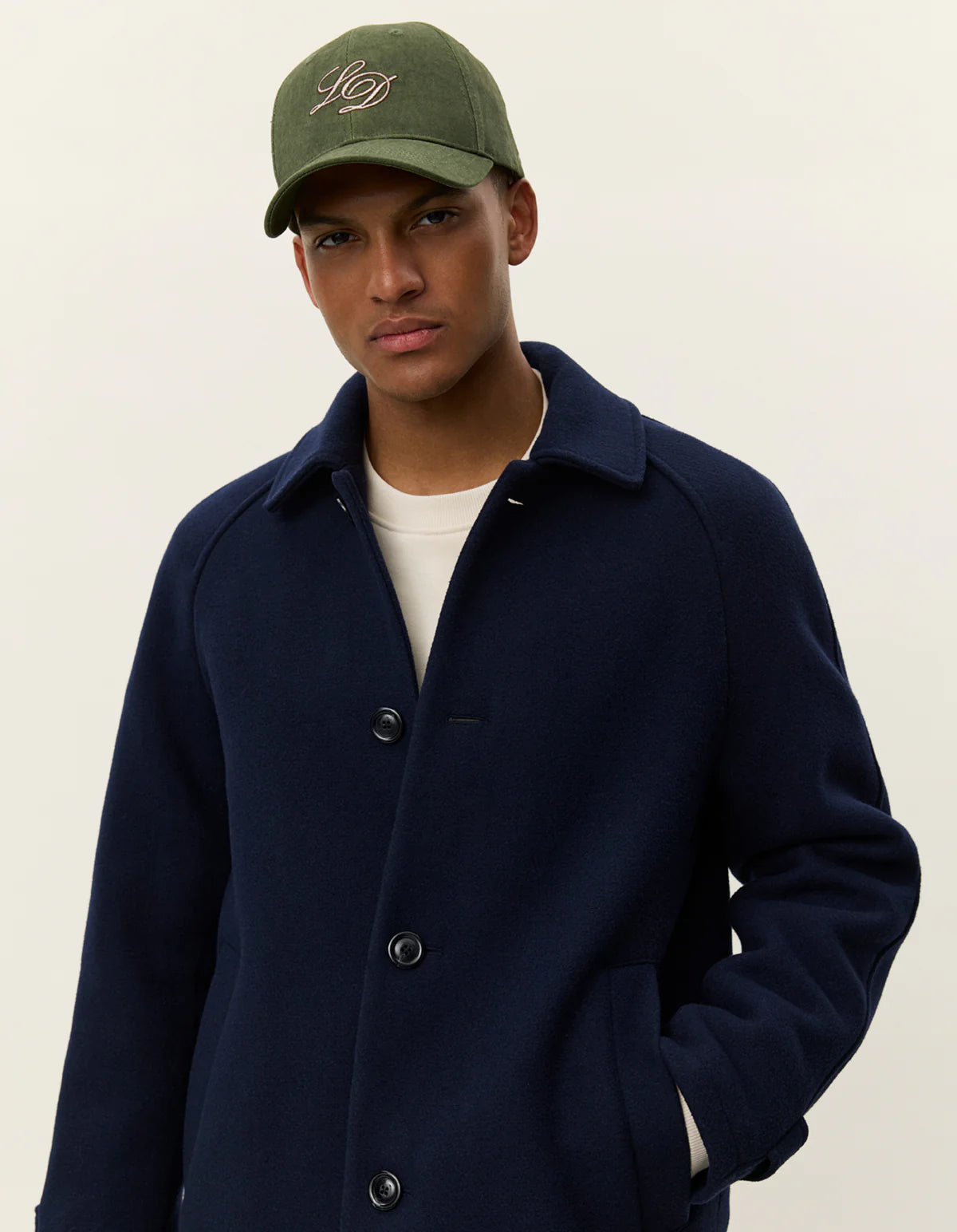 MICHAEL SOLID WOOL COAT