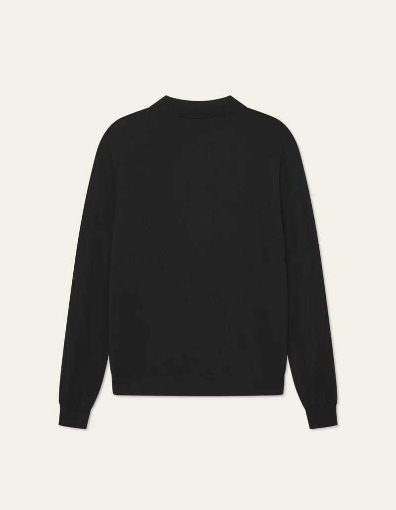 GREYSON MERINO POLO KNIT