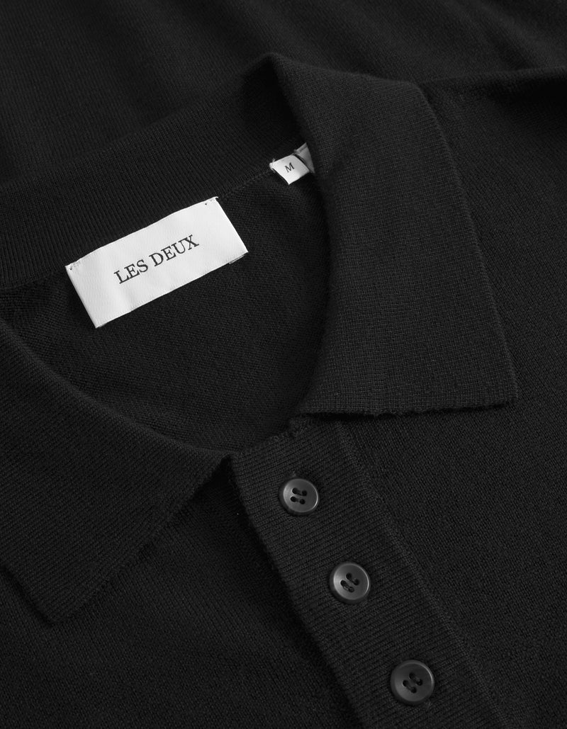 GREYSON MERINO POLO KNIT