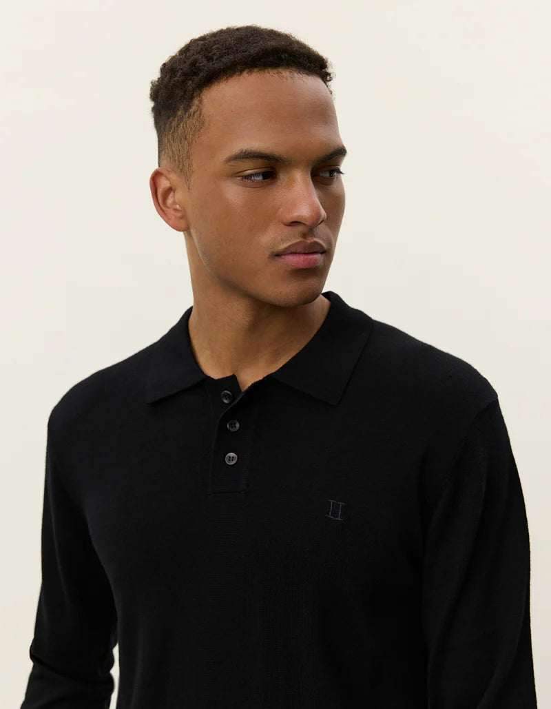 GREYSON MERINO POLO KNIT