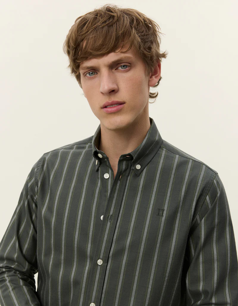 KONRAD STRIPED OXFORD SHIRT