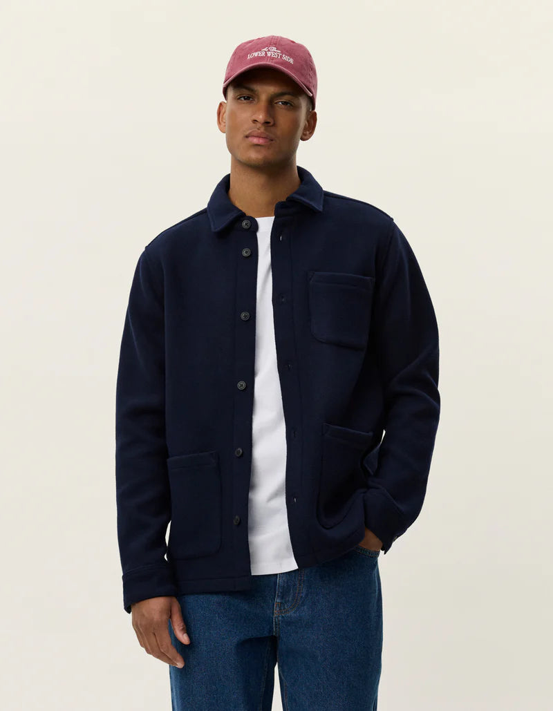 JASON SOLID WOOL OVERSHIRT