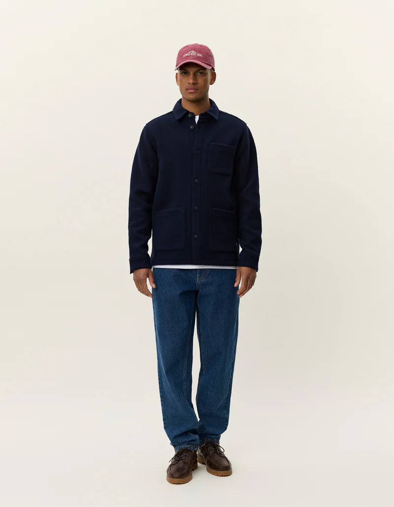 JASON SOLID WOOL OVERSHIRT
