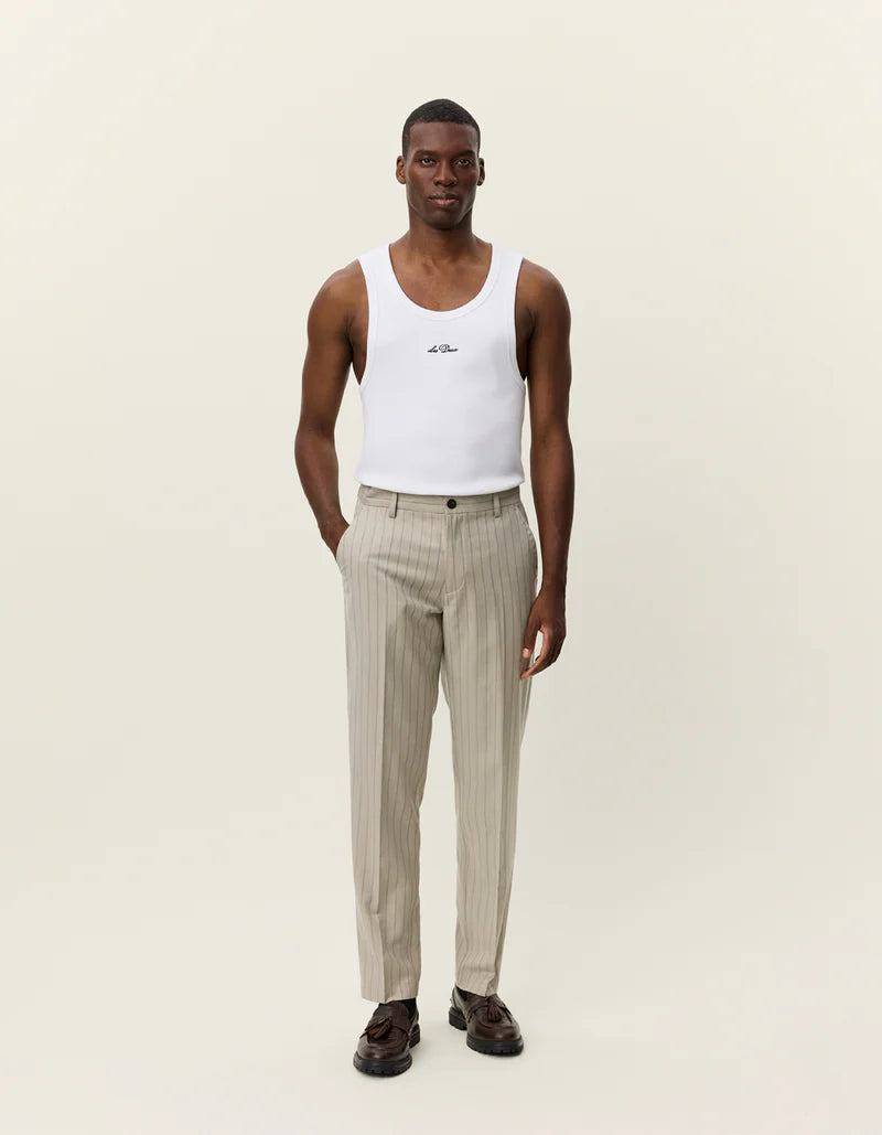 COMO REG PIN LIGHT WOOL SUIT PANTS