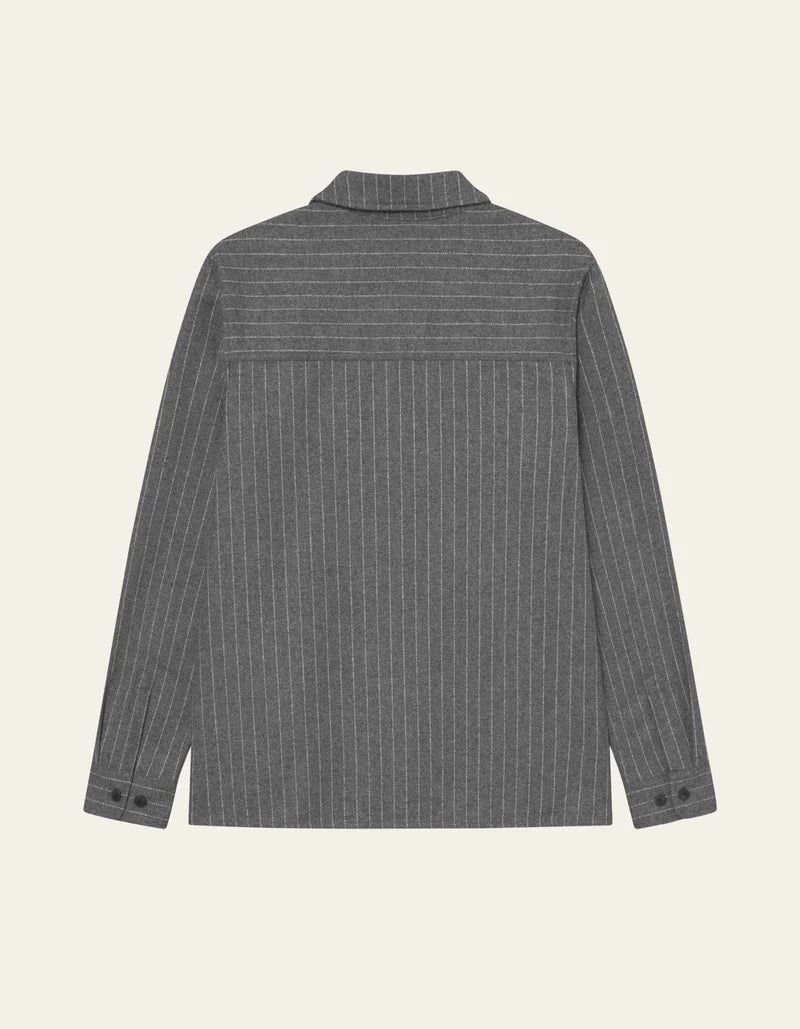 LAYTON PINSTRIPE MOULINÉ OVERSHIRT