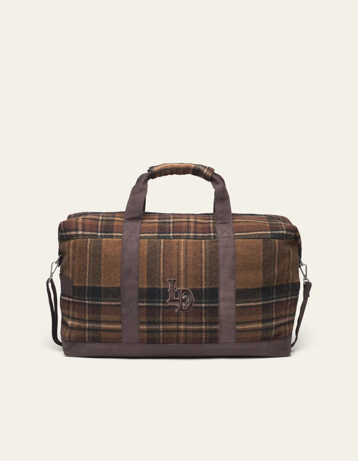 WESAM CHECK WEEKEND BAG