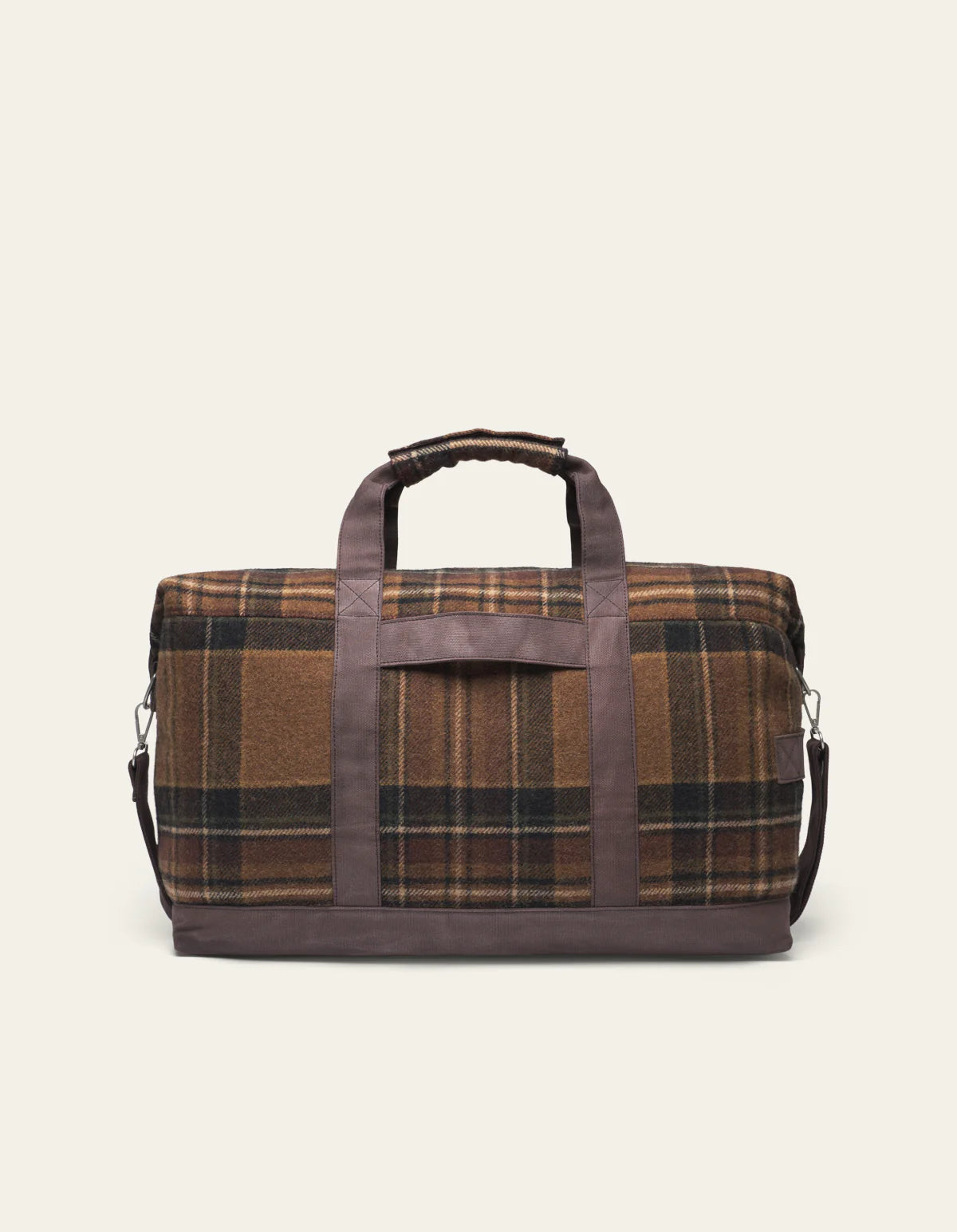 WESAM CHECK WEEKEND BAG