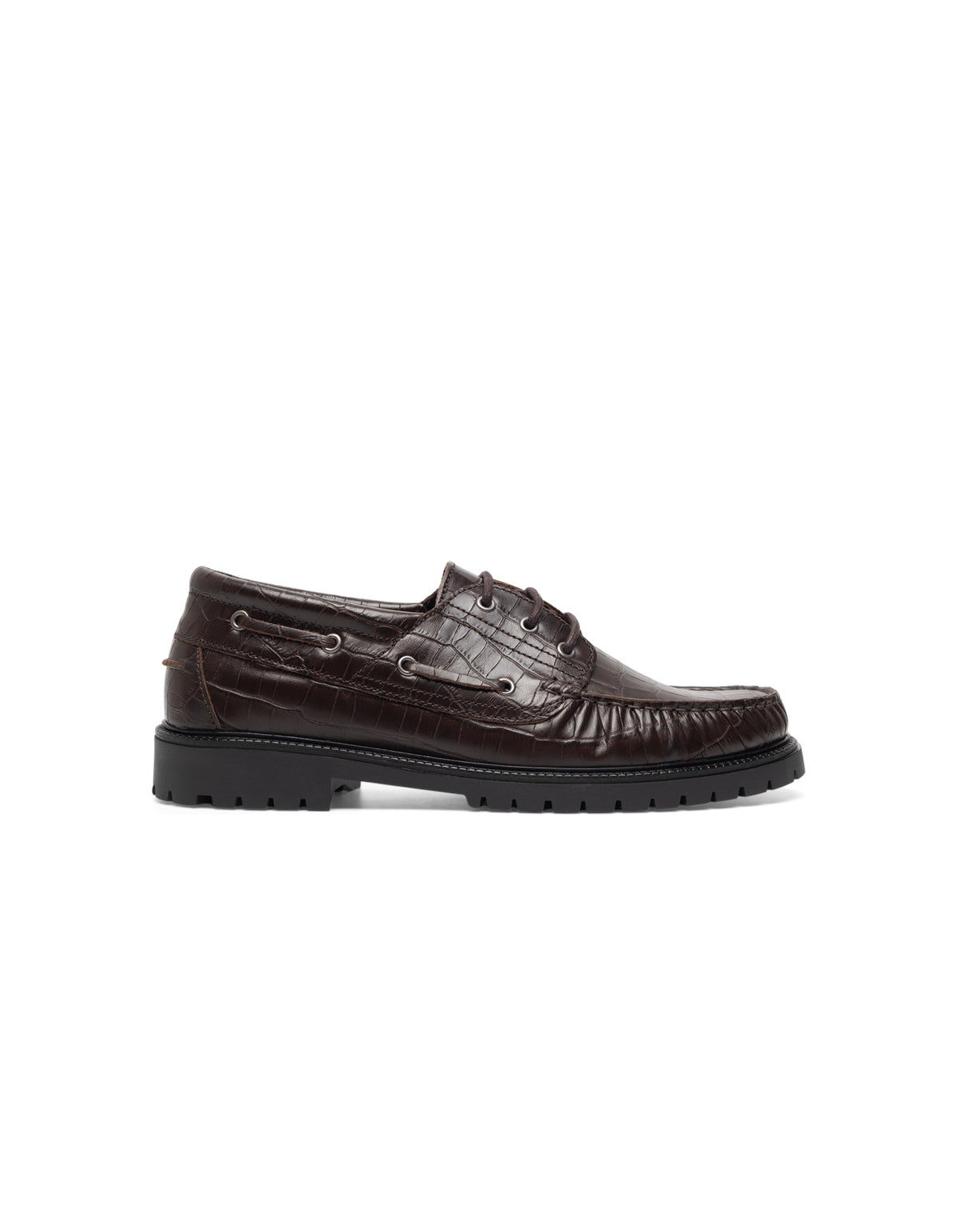TAYLOR CROCO BOAT SHOE