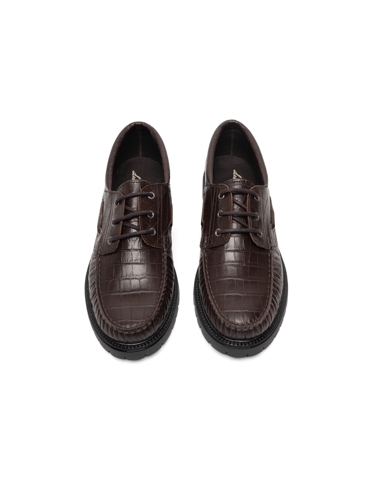 TAYLOR CROCO BOAT SHOE