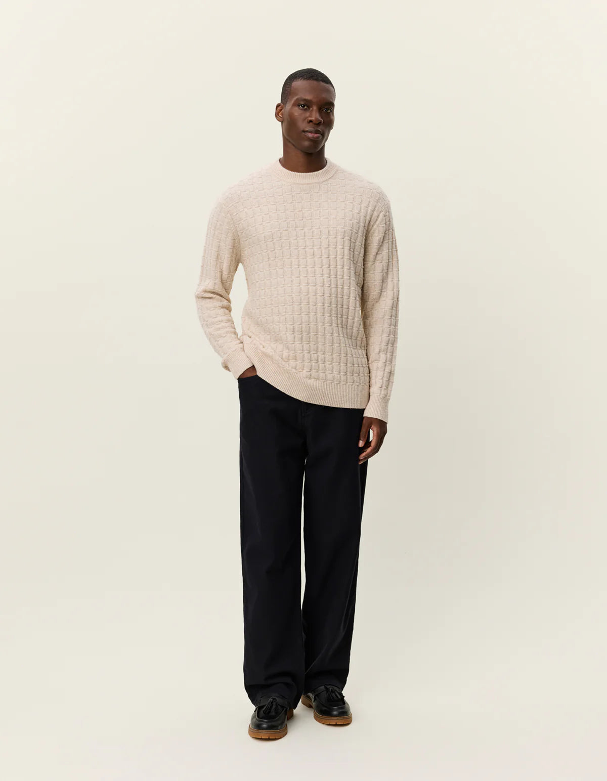 GUSTAV SQUARED STRUCTRURE KNIT