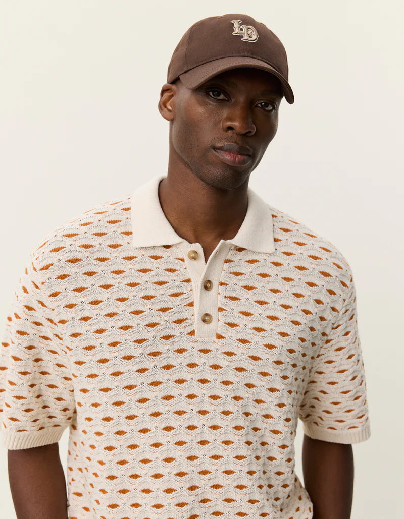 ESMAY SHELL KNITTED POLO