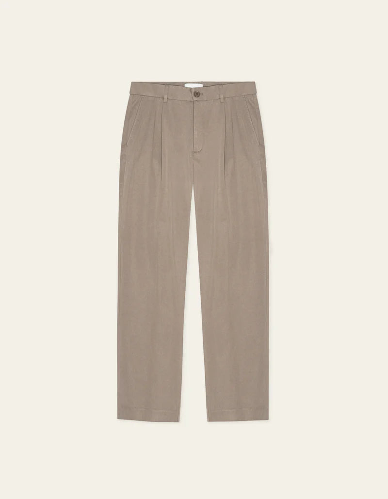 REECE PLEATED TWILL SUIT PANTS