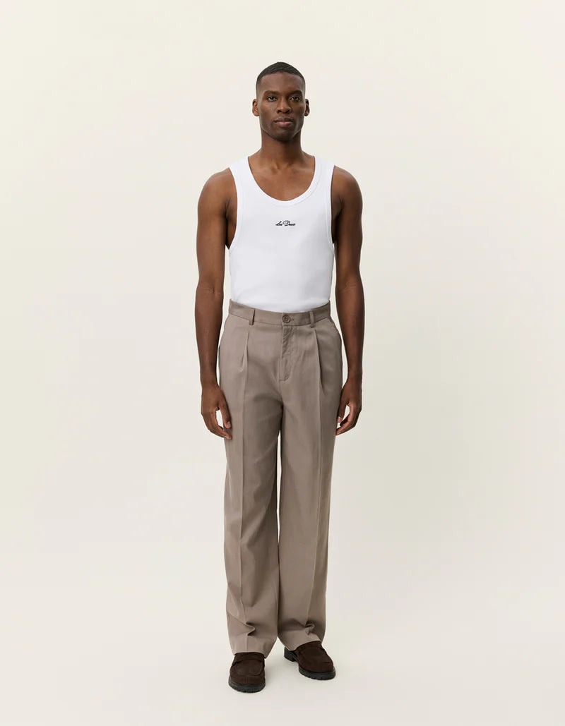 REECE PLEATED TWILL SUIT PANTS