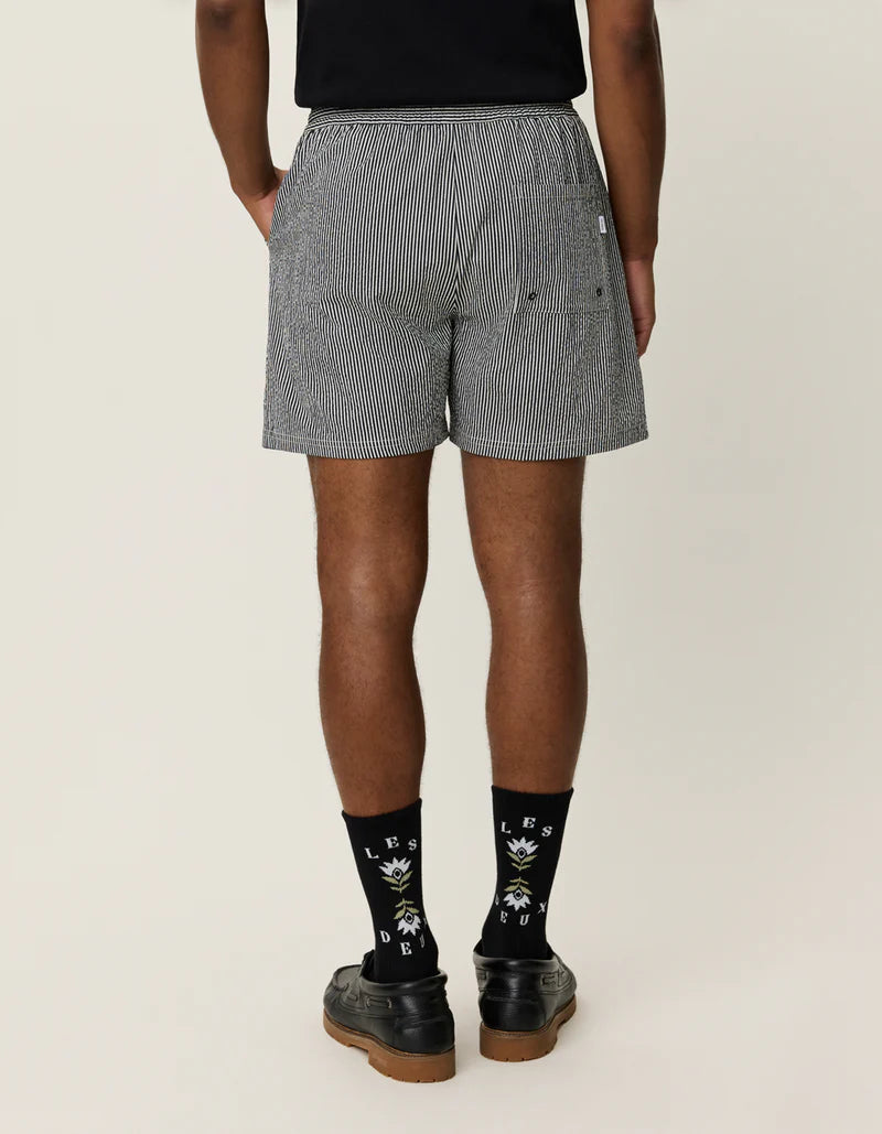 STAN STRIPE SEERSUCKER SWIM SHORTS