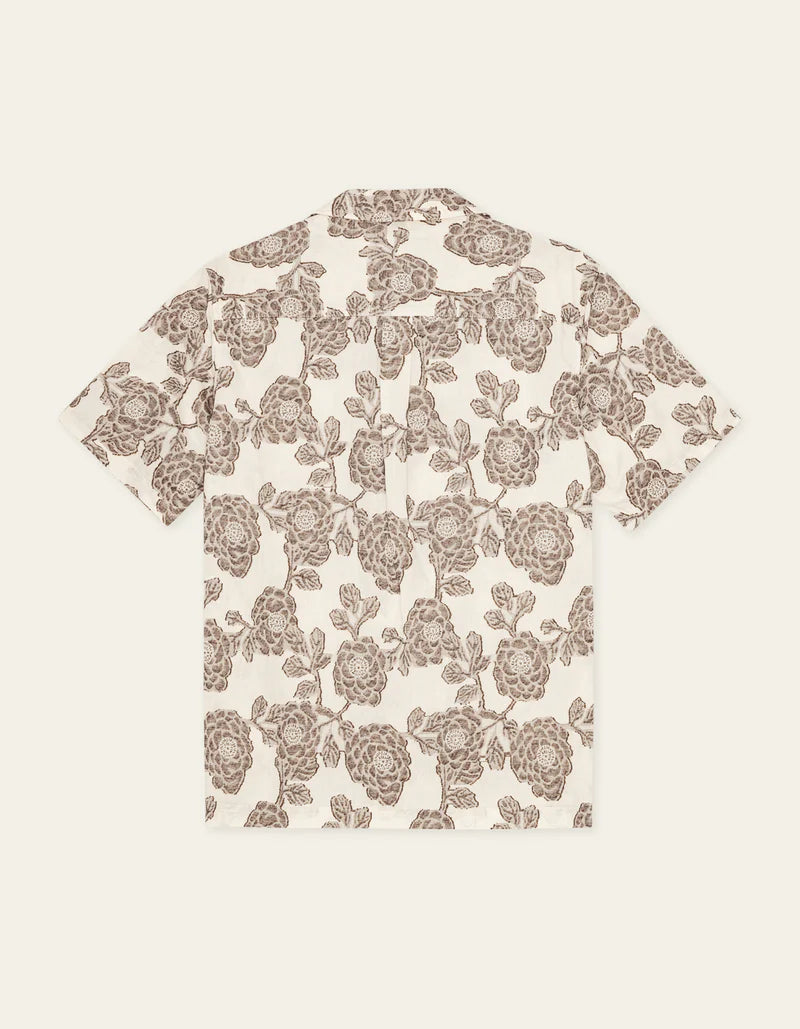 LESLEY FLOWER JACQUARD SS SHIRT