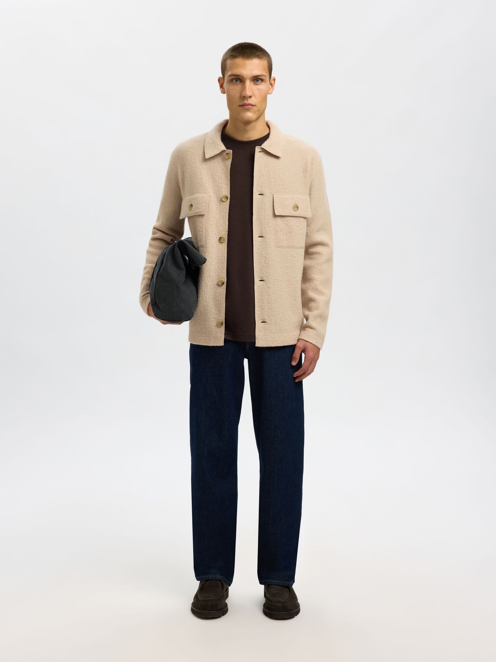 NEALY KNIT WORKWEAR CARDIGAN