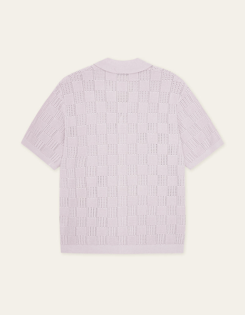 SQUARED KNITTED SS SHIRT