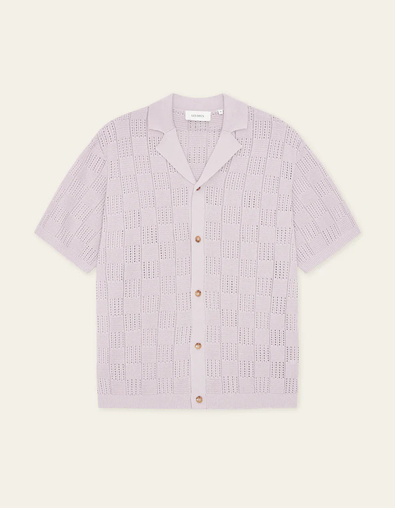 SQUARED KNITTED SS SHIRT