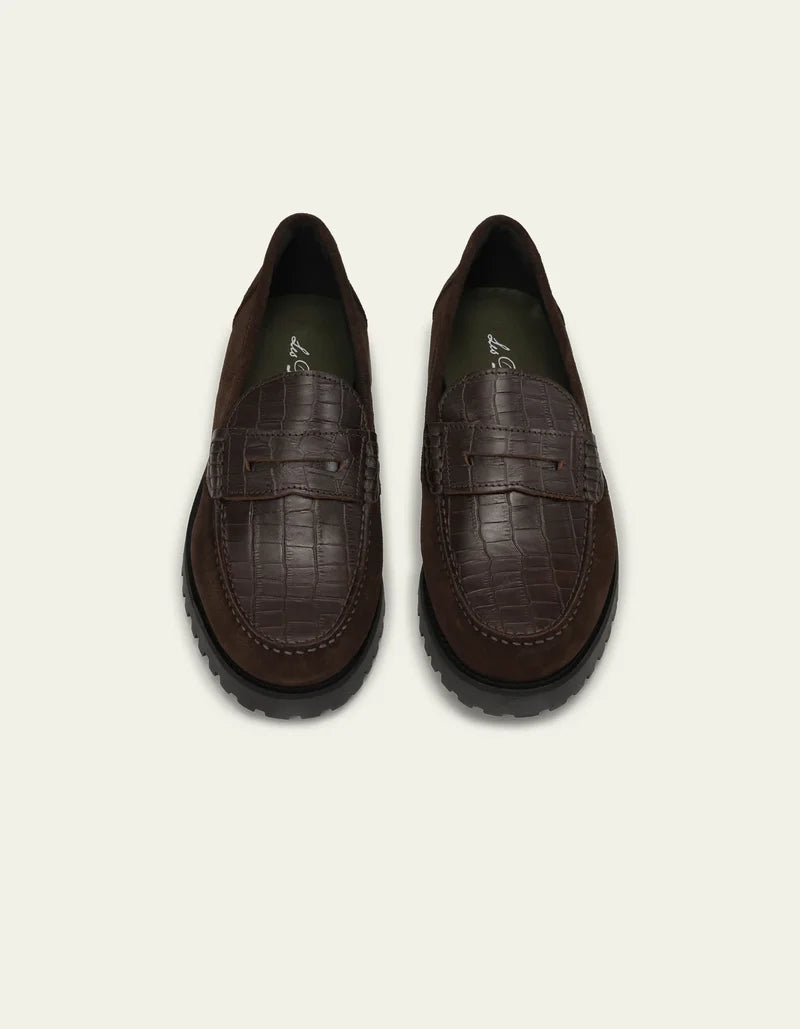 CROCO MIX LOAFER