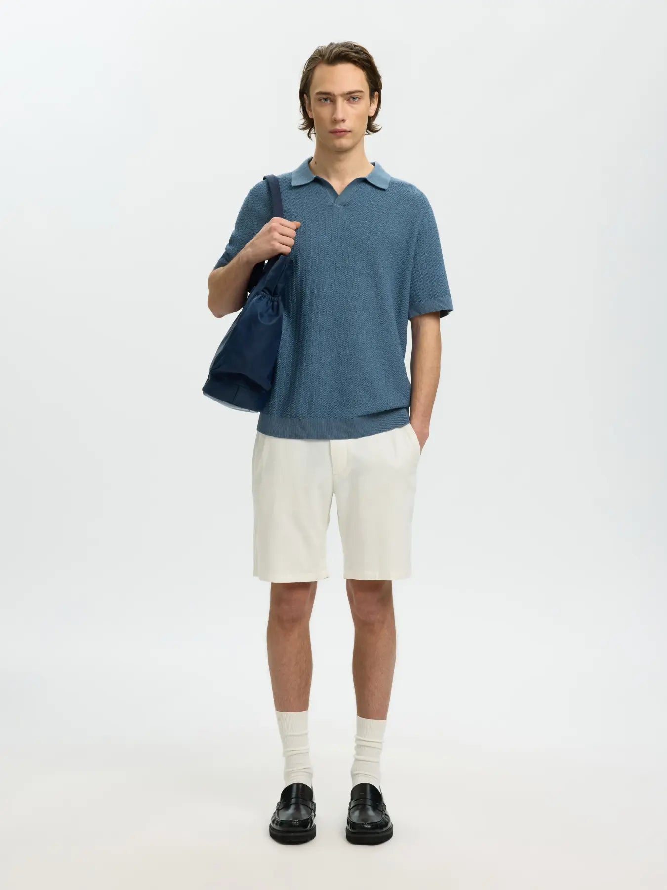 MATTIS SS LINEN BLEND POLO