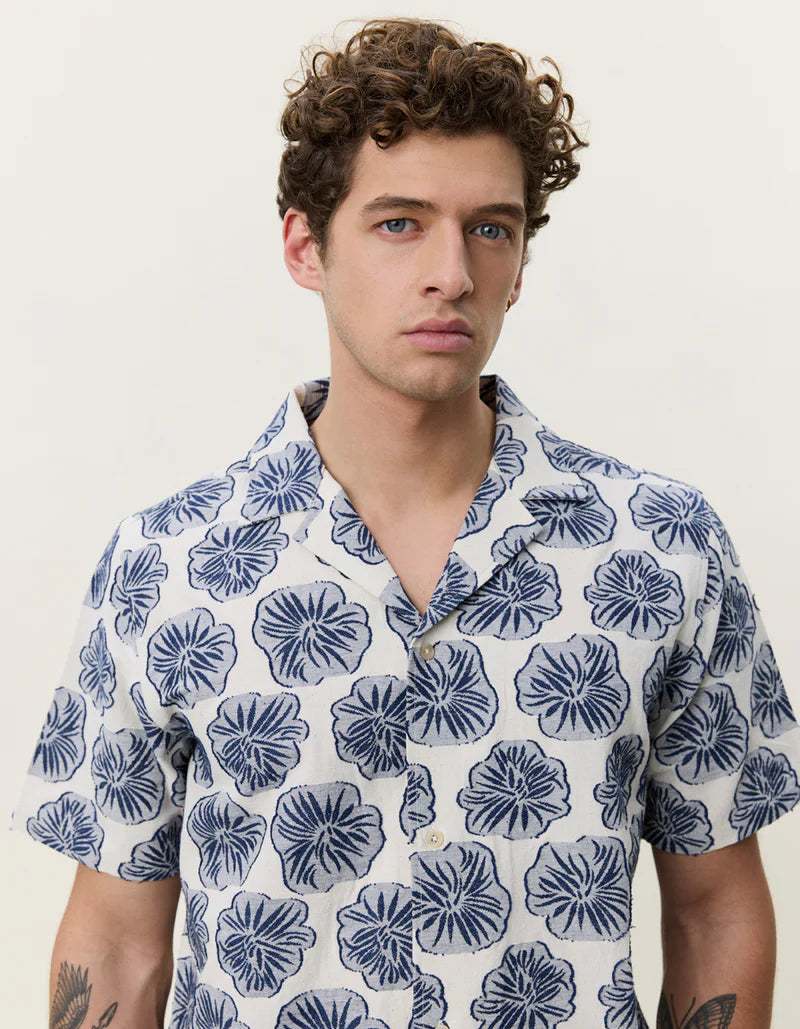 DAHLIA JACQUARD SS SHIRT