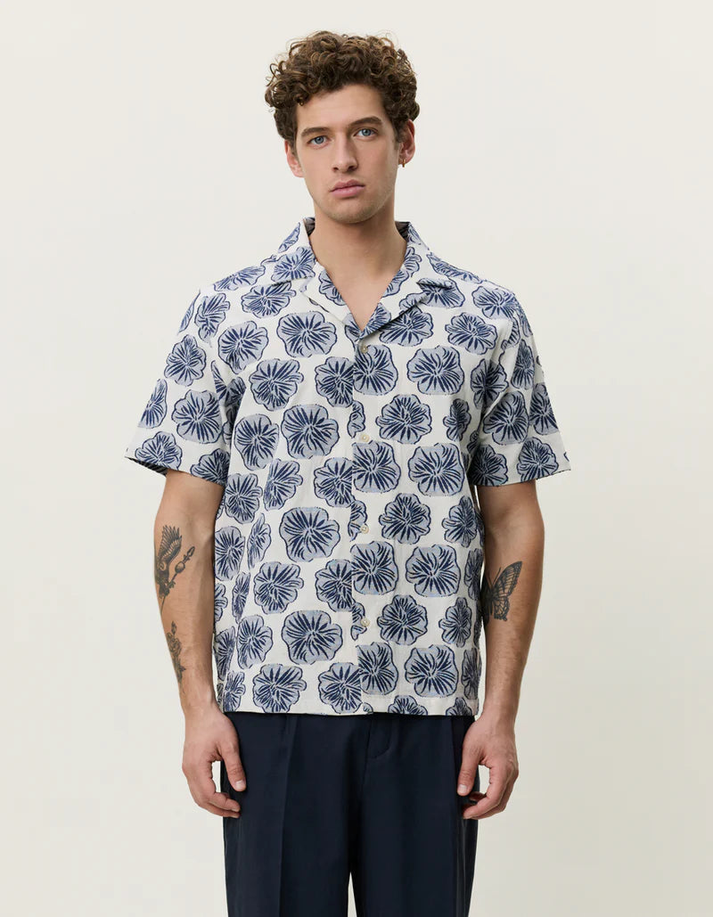 DAHLIA JACQUARD SS SHIRT