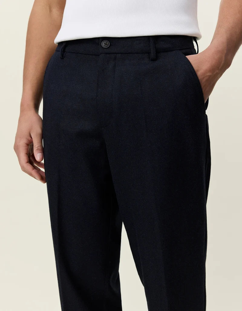 WOOL REG SUIT PANTS