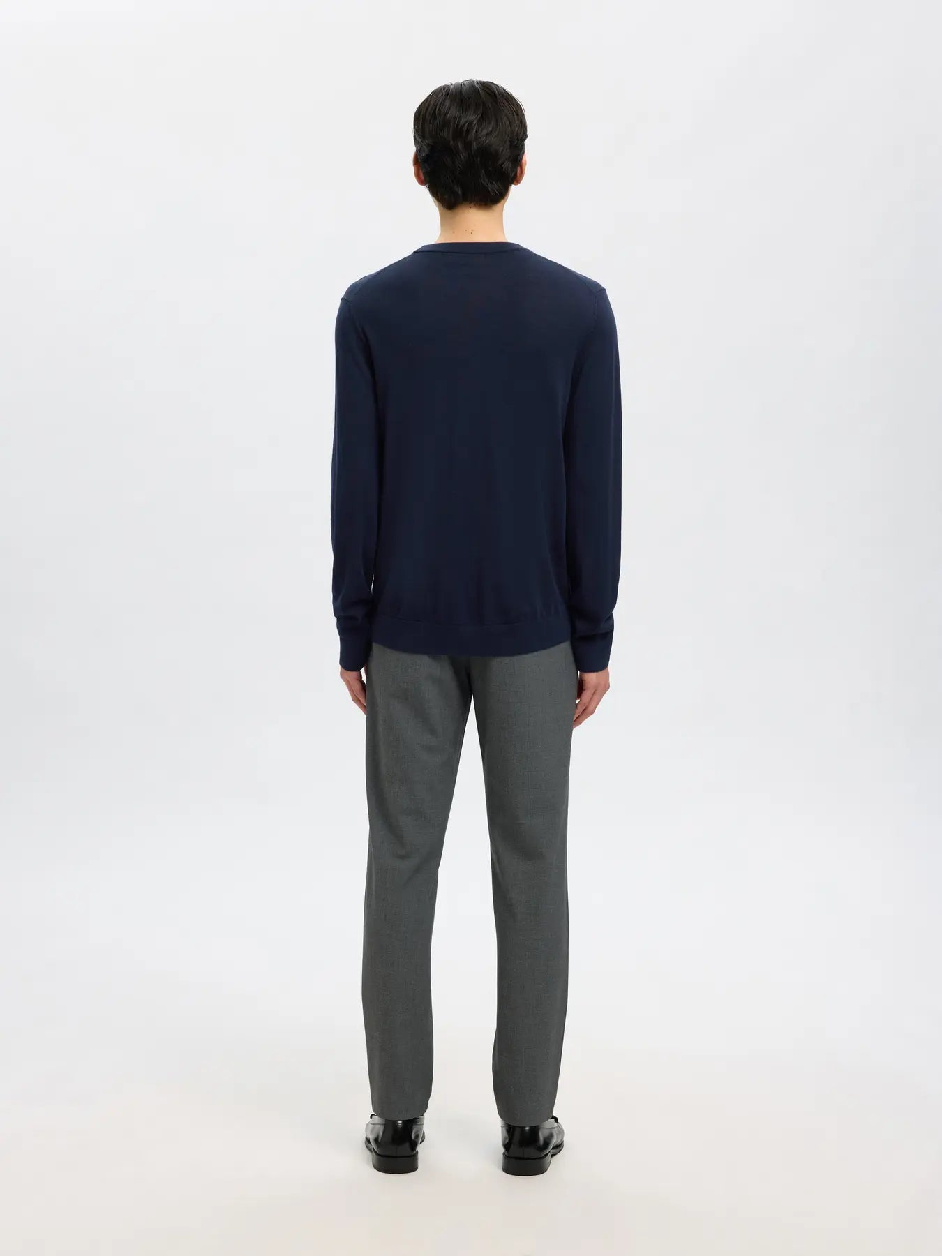 TRAY LS KNIT MERINO CREW NECK