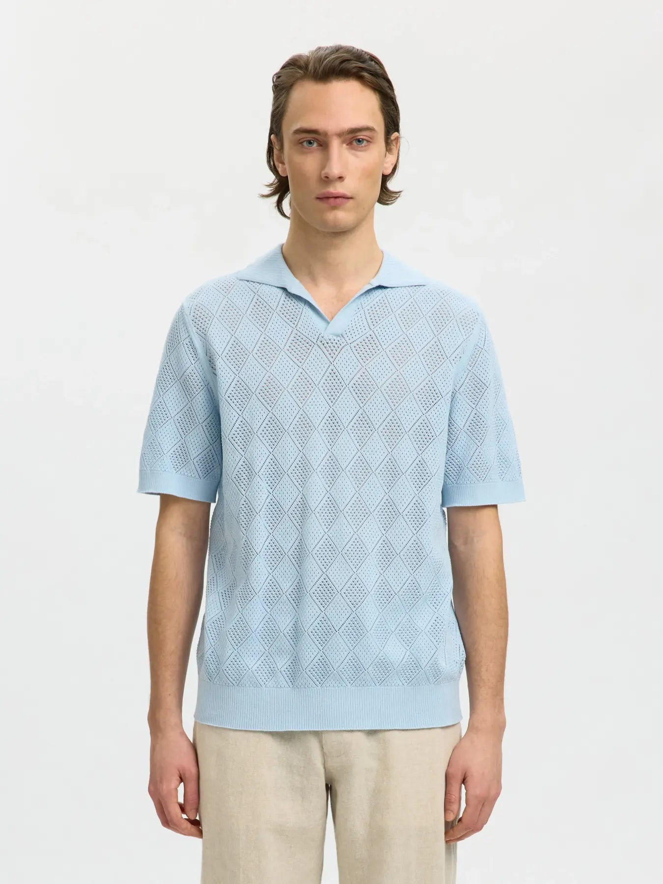 ARCO SS KNIT STRUCTURE POLO
