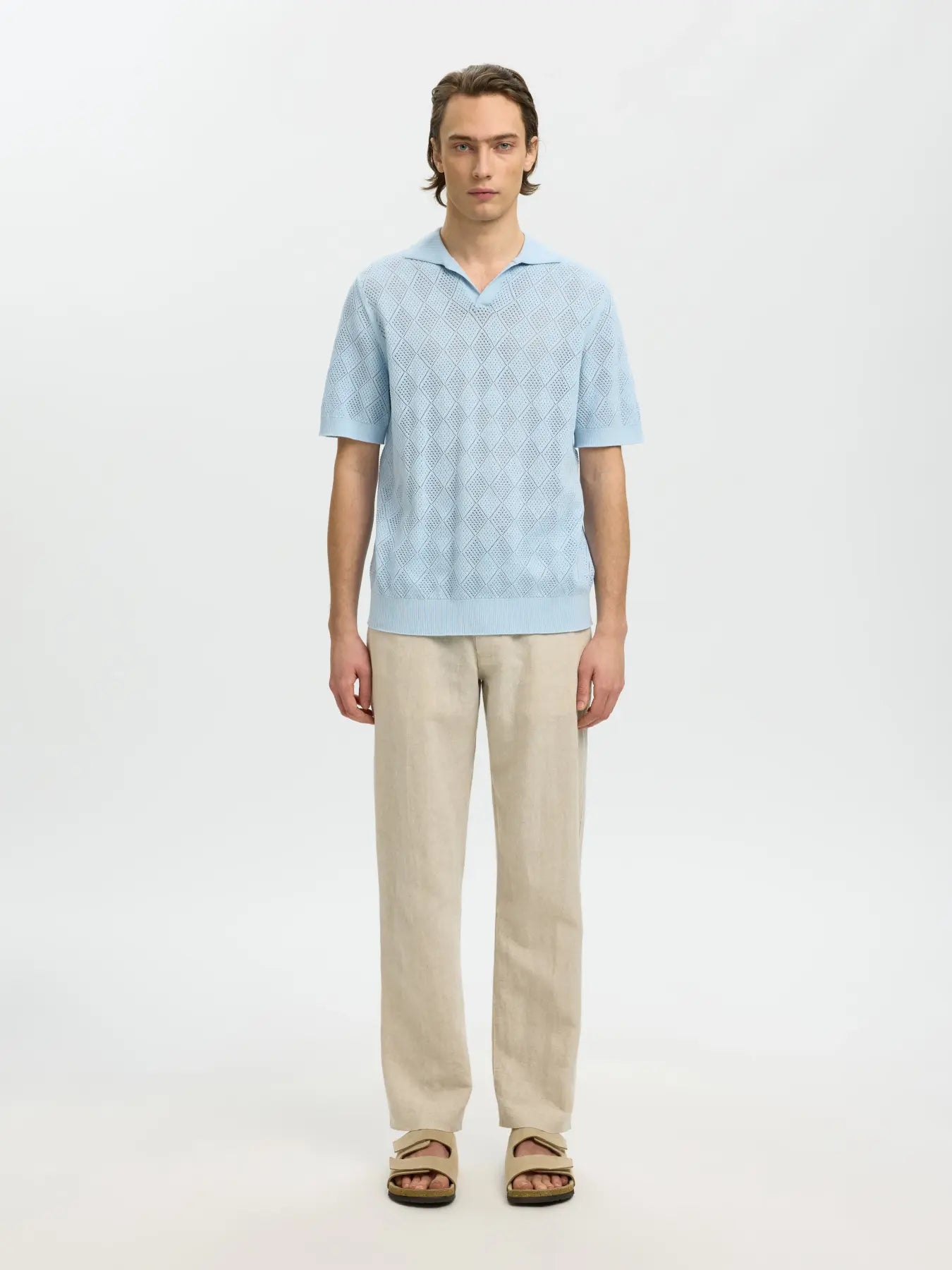 ARCO SS KNIT STRUCTURE POLO