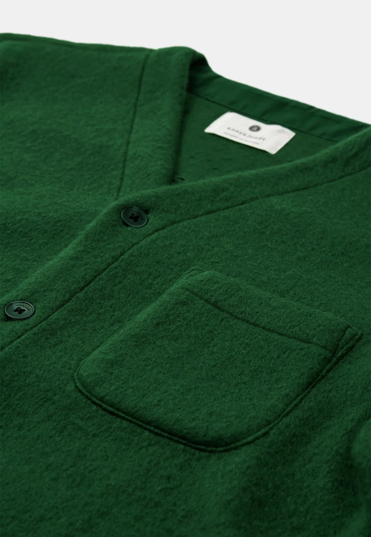 AKSIGURD BOILED WOOL OVERSHIRT
