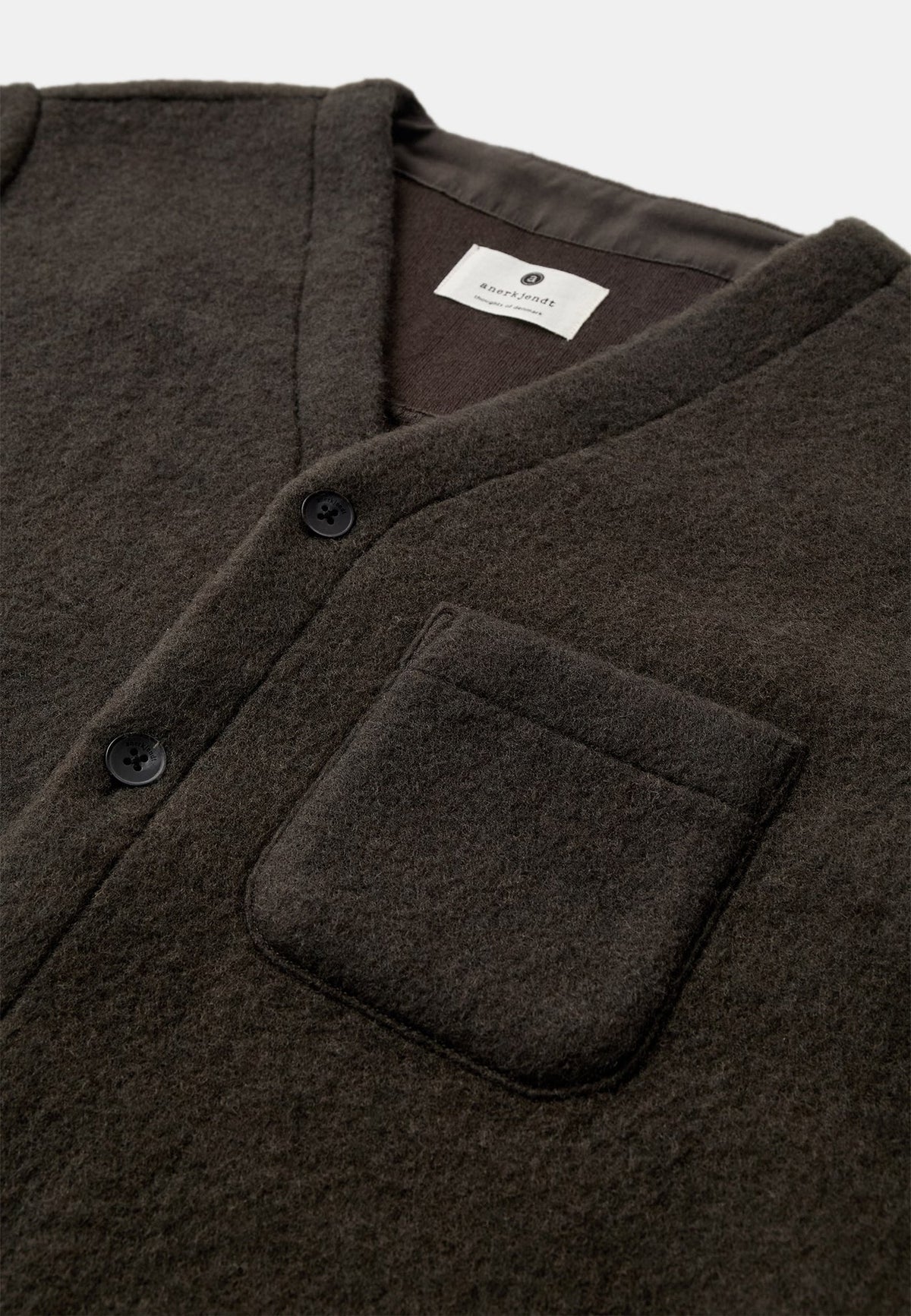 AKSIGURD BOILED WOOL OVERSHIRT