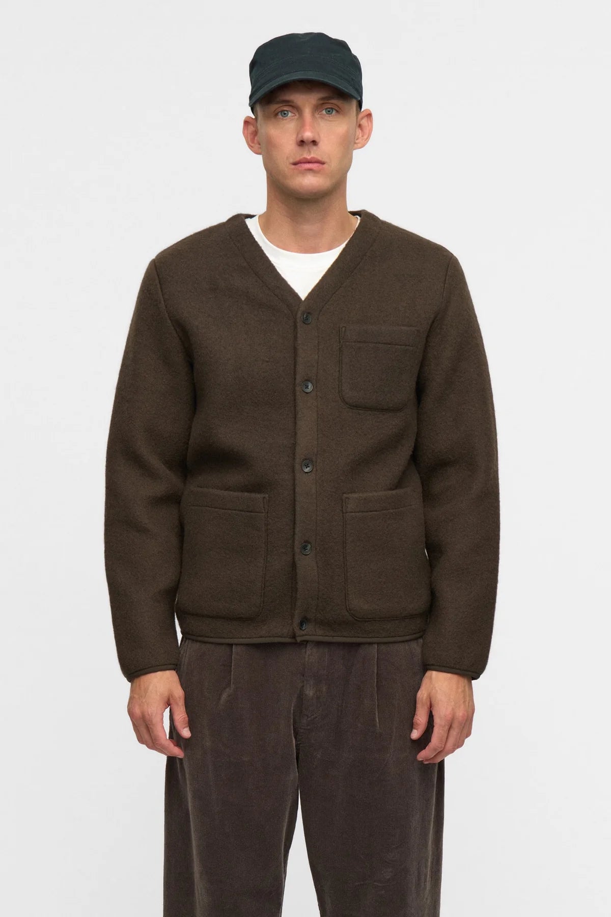 AKSIGURD BOILED WOOL OVERSHIRT