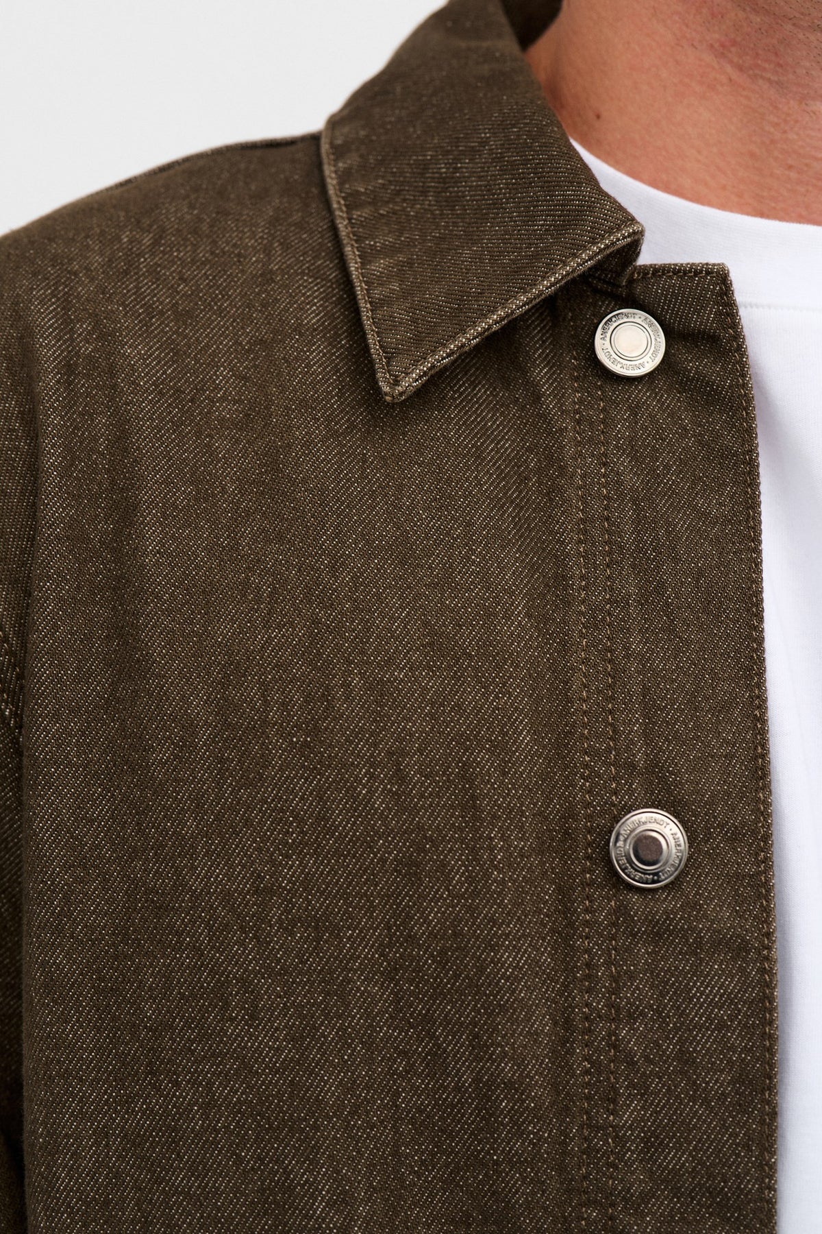 AKOZZI DYED DENIM OVERSHIRT