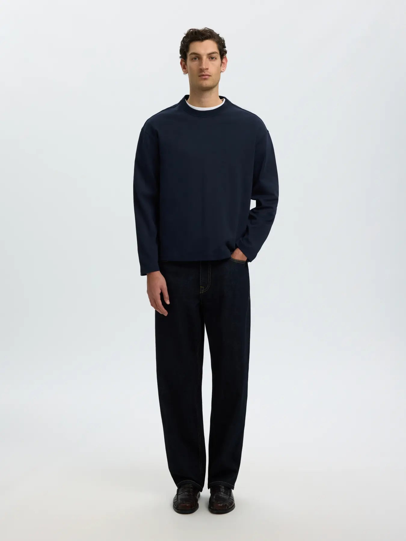 TAJ HEAVY LS O-NECK TEE