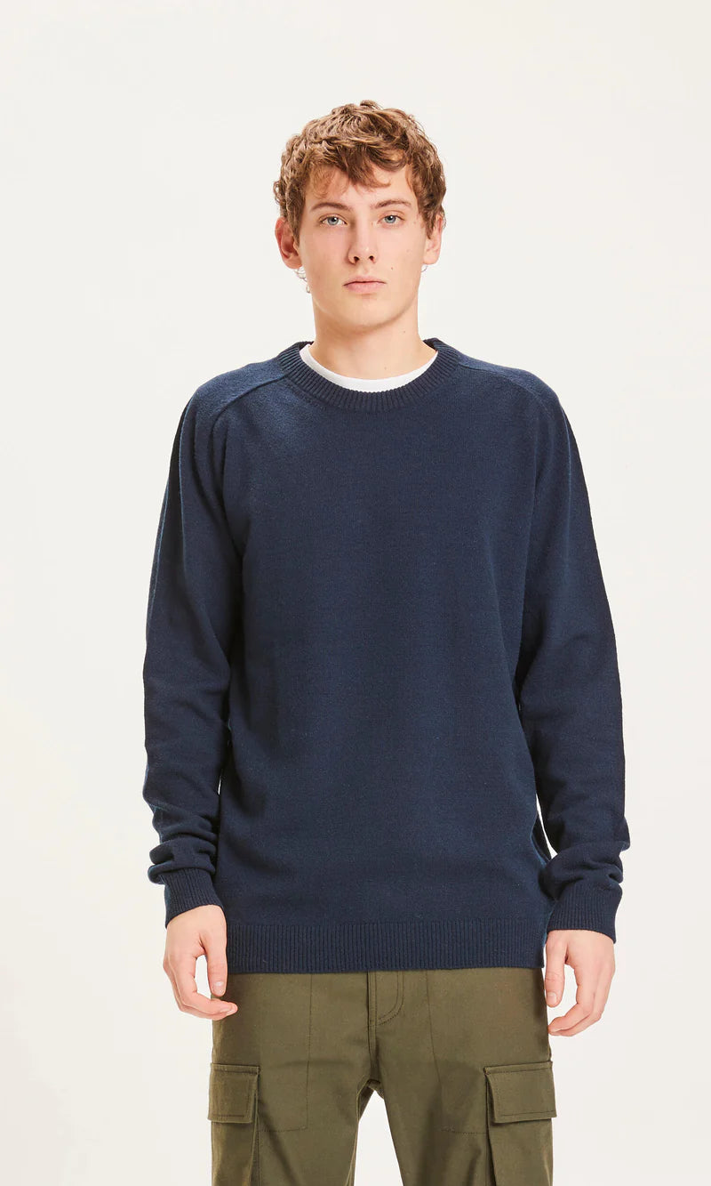 BASIC O-NECK KNIT