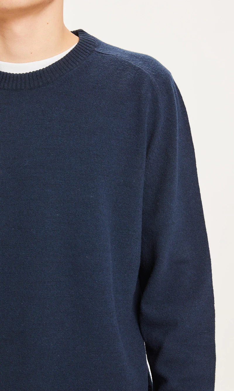 BASIC O-NECK KNIT