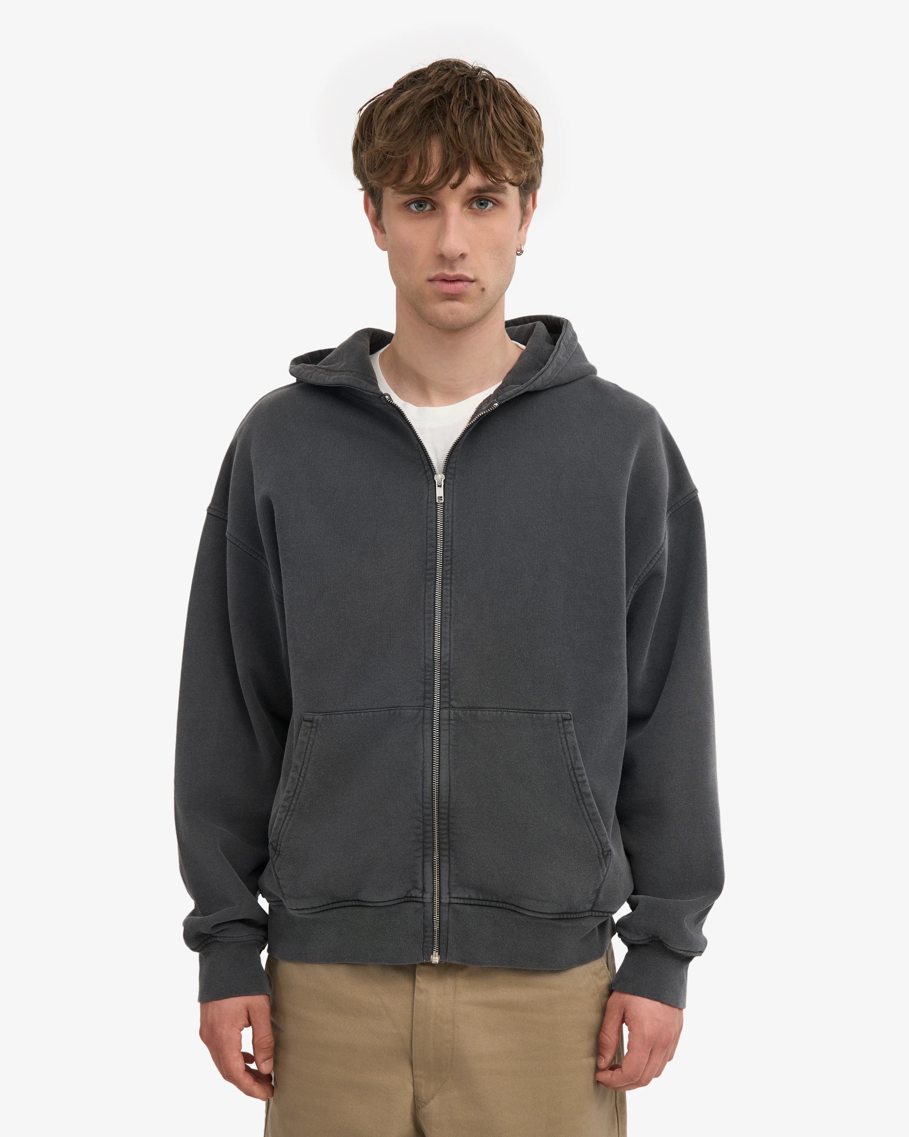 ORGANIC OVERSIZED ZIP HOOD