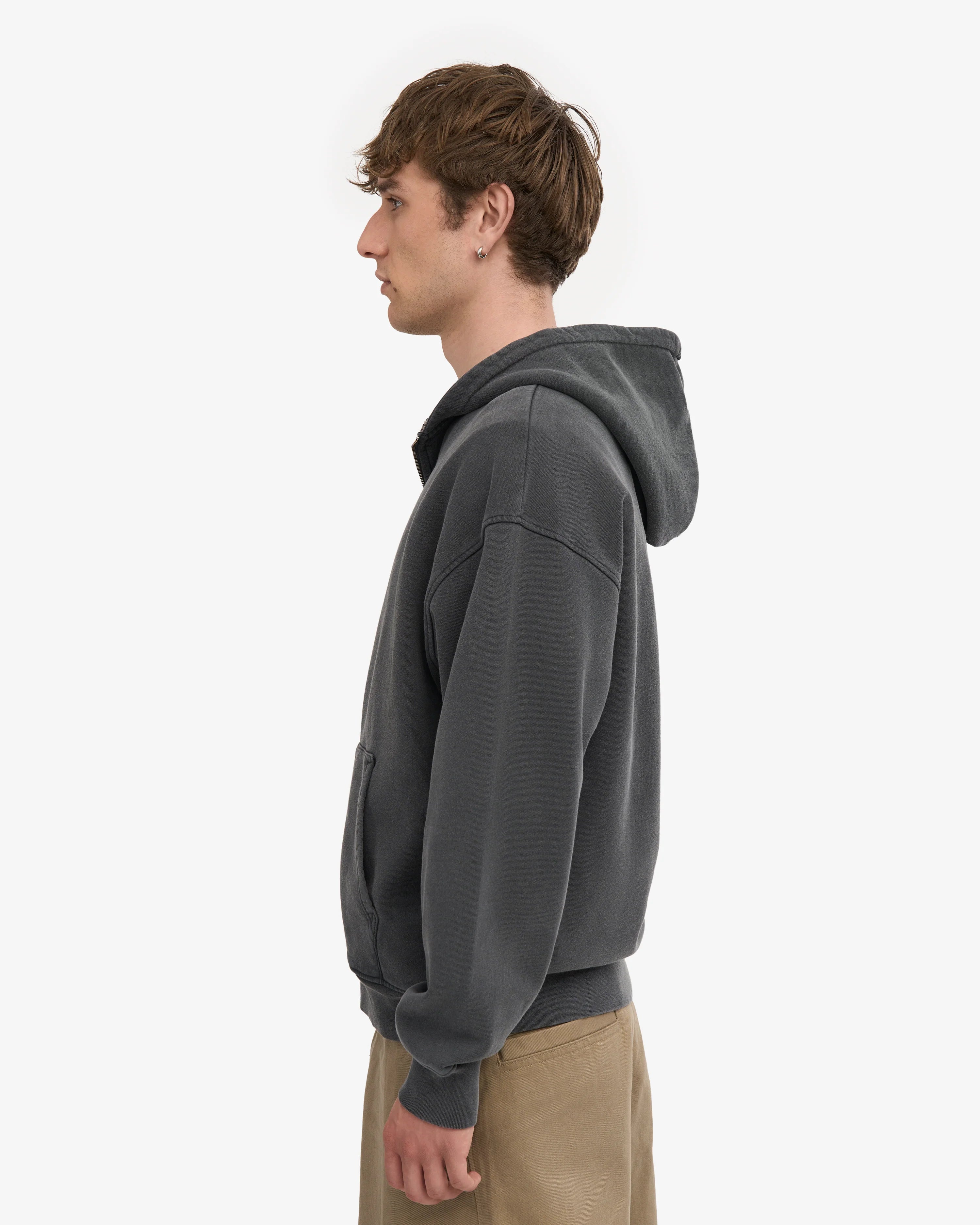 ORGANIC OVERSIZED ZIP HOOD