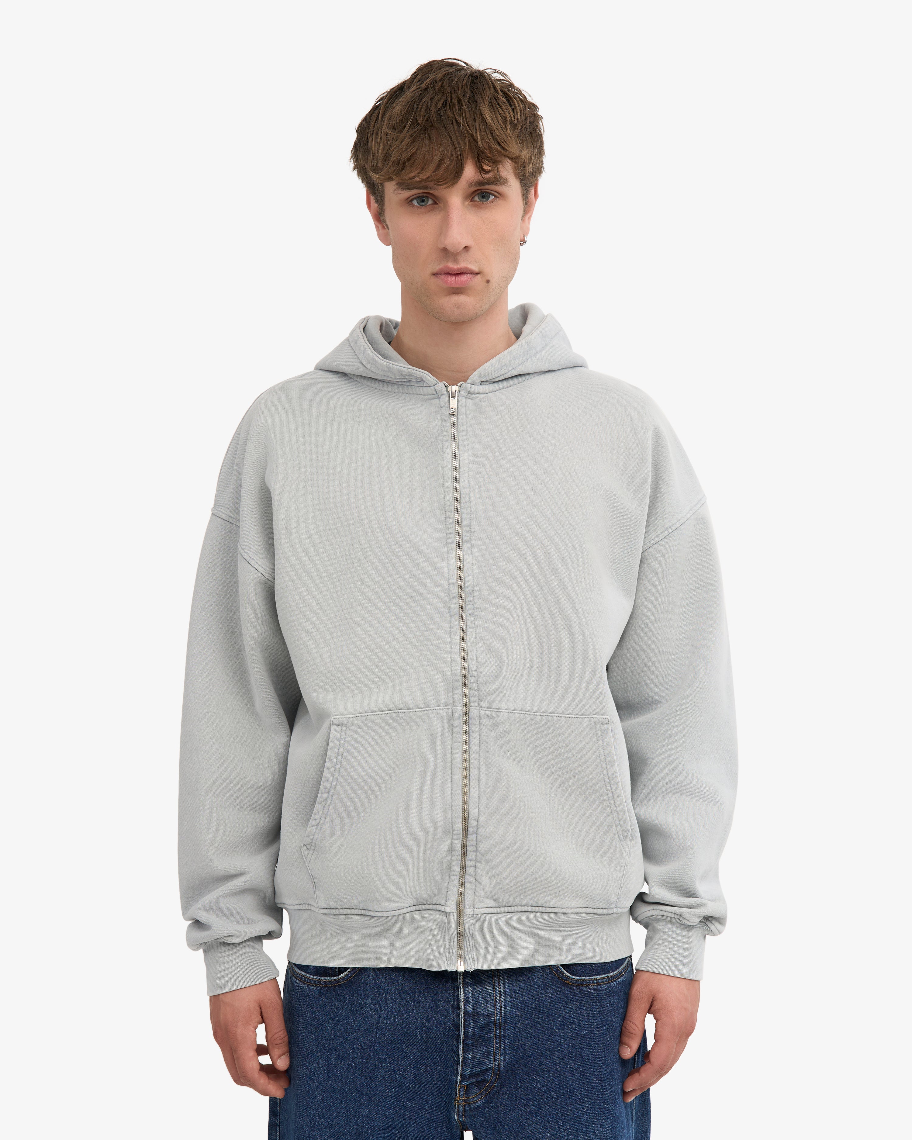 ORGANIC OVERSIZED ZIP HOOD