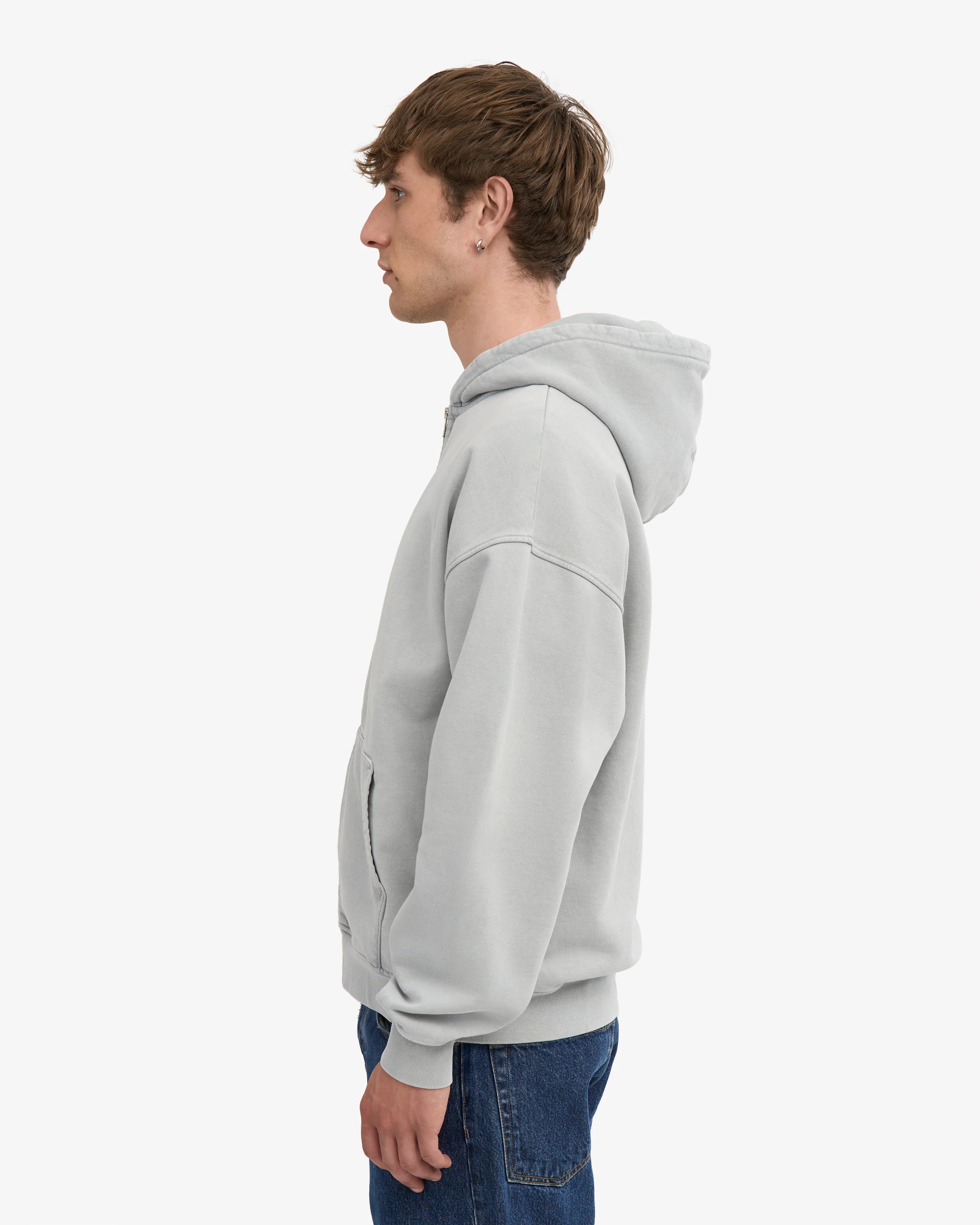 ORGANIC OVERSIZED ZIP HOOD