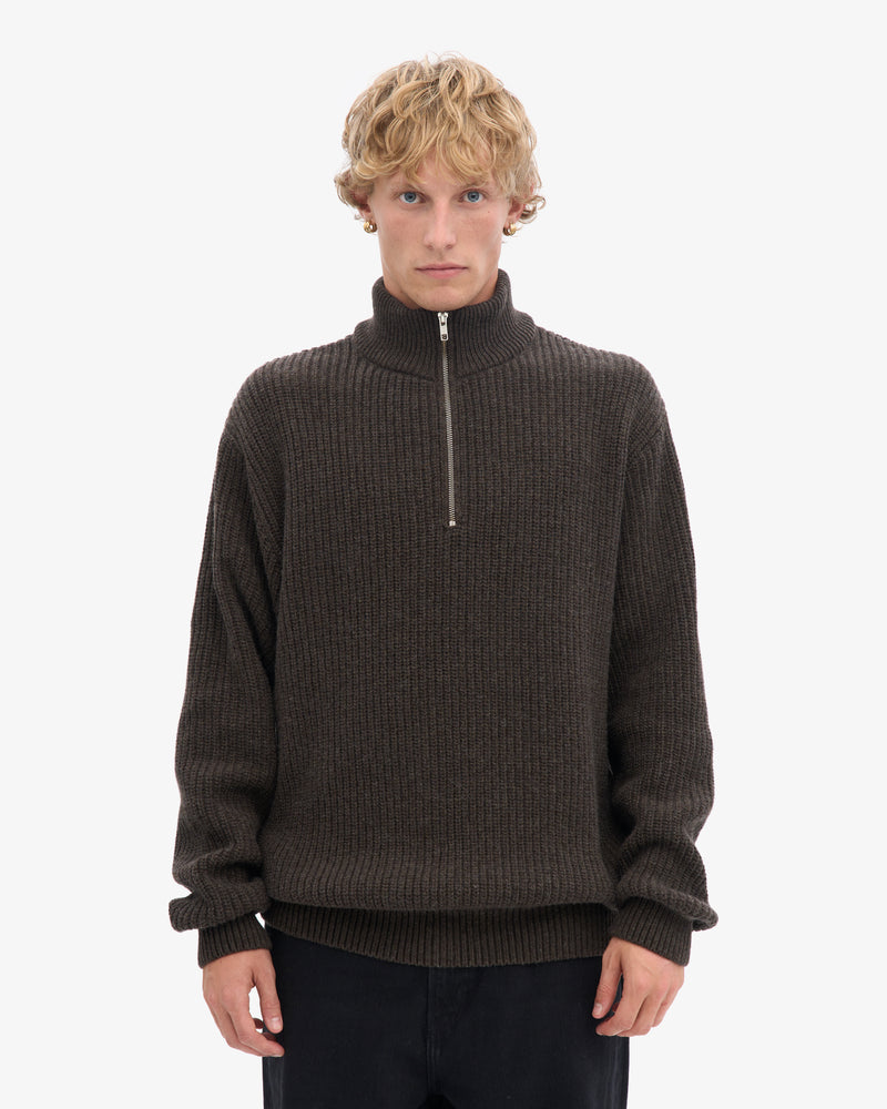 MERINO QUARTER ZIP