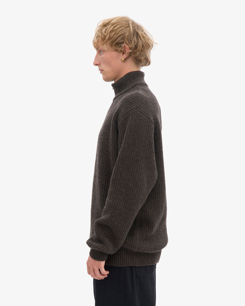MERINO QUARTER ZIP