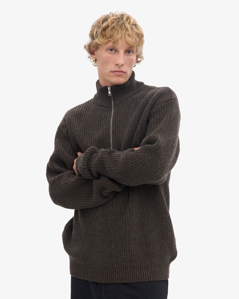 MERINO QUARTER ZIP
