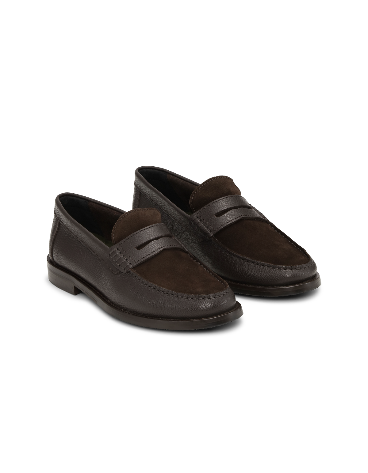 SUEDE MIX LOAFER