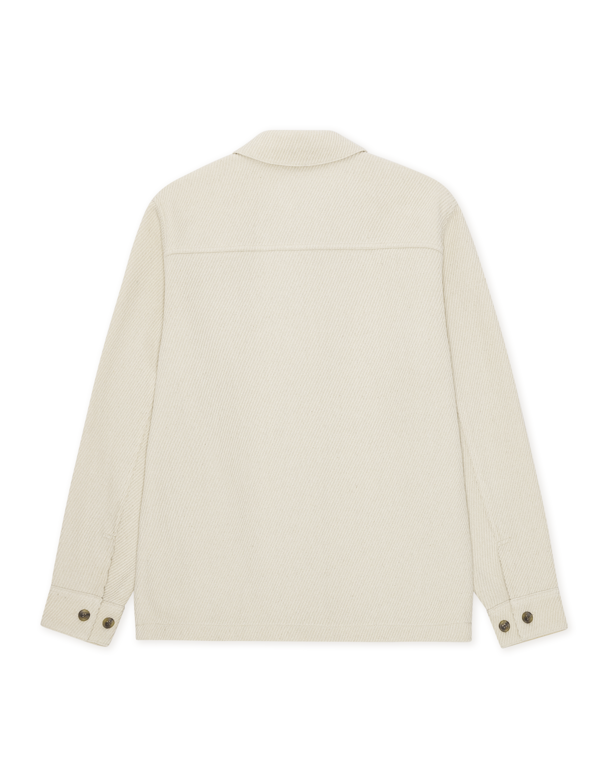 TWILL WOOL OVERSHIRT
