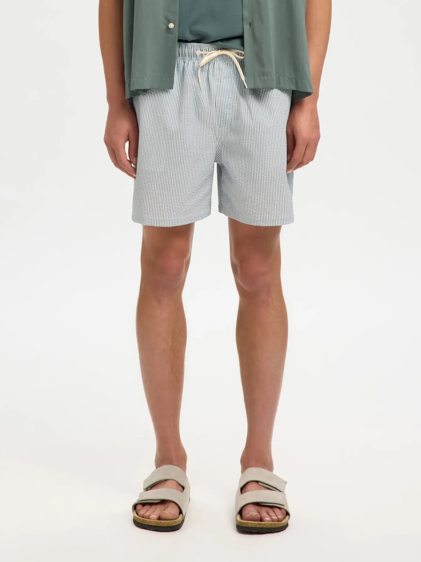 COOPER SEERSUCKER SWIMSHORTS